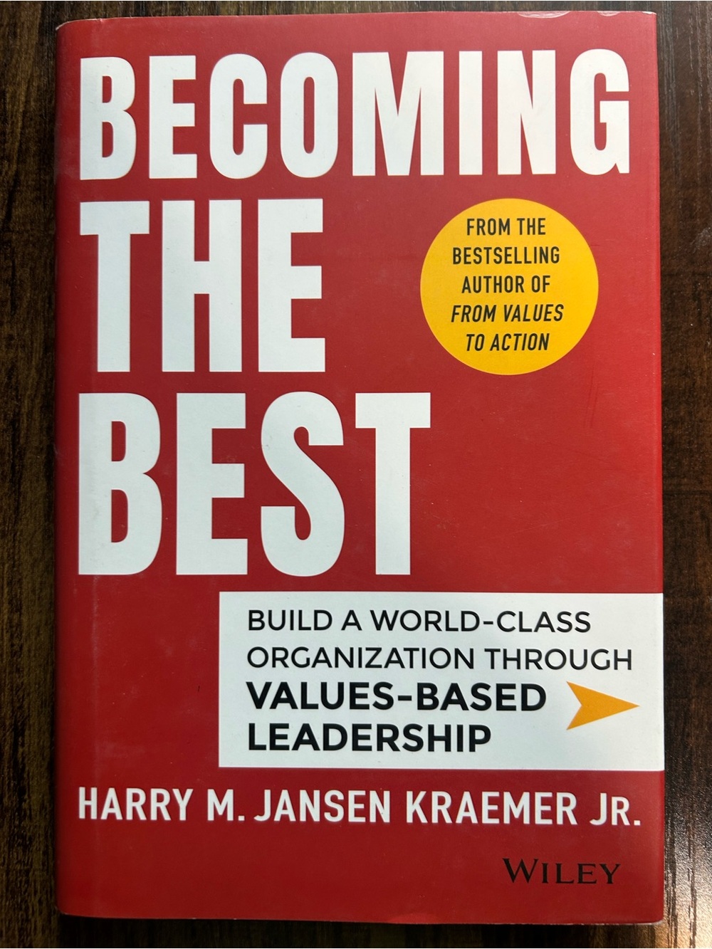 Becoming the Best by Harry M. Jansen Kraemer Jr. - Red Cover